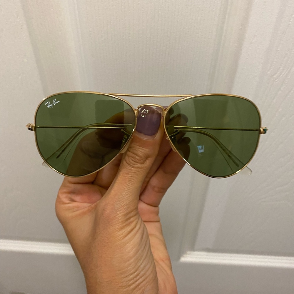 Rey-Ban Aviator, Lenses: Green Classic, Frame:  Gold